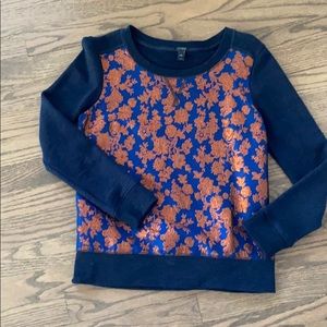 Jcrew silk amd cotton sweatshirt!!